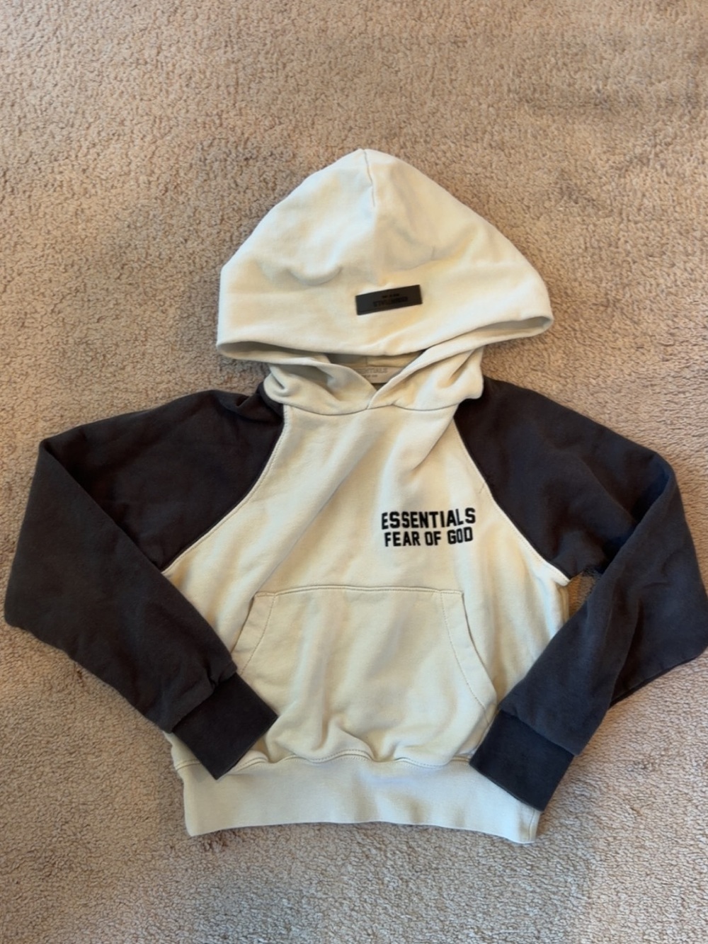 Fear of God Essentials kids hoodie, size S 6/7